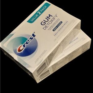 Two (2) Two Packs Of Crest Gum Detoxify toothpaste Brand New In Box 8.2 Oz Each